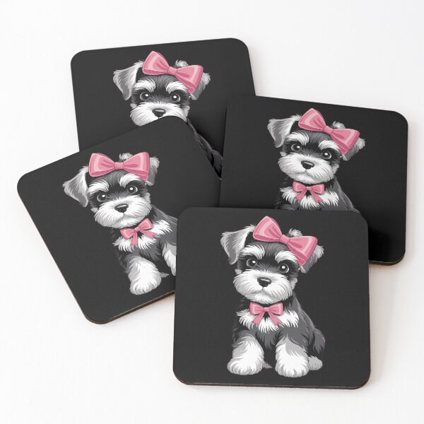 Item preview, Coquette Bow Schnauzer Dog Mom Pink Ribbon Cute Mothers Day designed and sold by JonathalIngham.