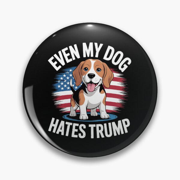 Item preview, Even My Dog Hates Trump Election Pro Democrat Vote designed and sold by MarkLeedsArt.