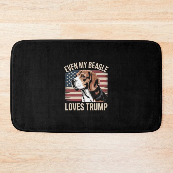 Item preview, Even My Beagle Loves Trump, Trump Supporter Dog Lover designed and sold by SyntaxClaw.