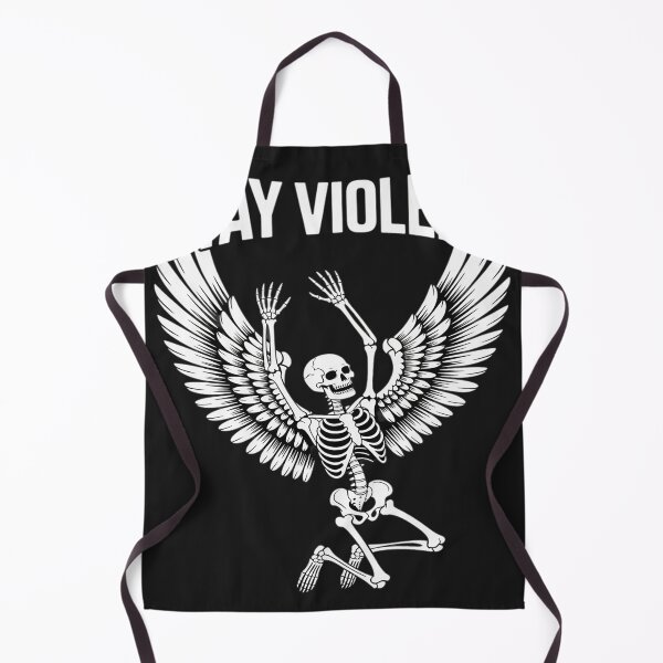 Item preview, Skeleton Stay Violent 90s Halloween Spooky Skull designed and sold by trinfhri.