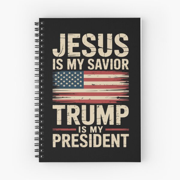 Item preview,  American Jesus Is My Savior Trump Is My President  designed and sold by MarkLeedsArt.