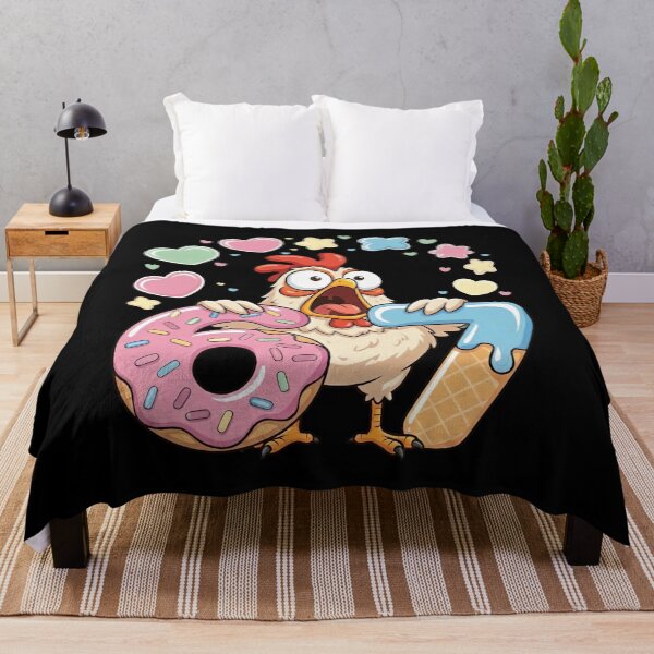 Item preview, Funny Chicken 67th Birthday Donut Ice Cream Design designed and sold by LashondaGreen89.
