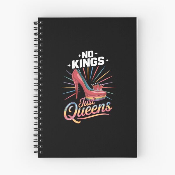 Item preview, No Kings Just Queens Pride High Heel LGBTQ Allies designed and sold by EllenJast.