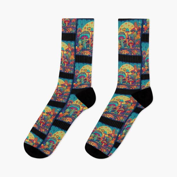 Item preview, Trippy Mushroom Psychedelic Scene designed and sold by sielmadahurud.
