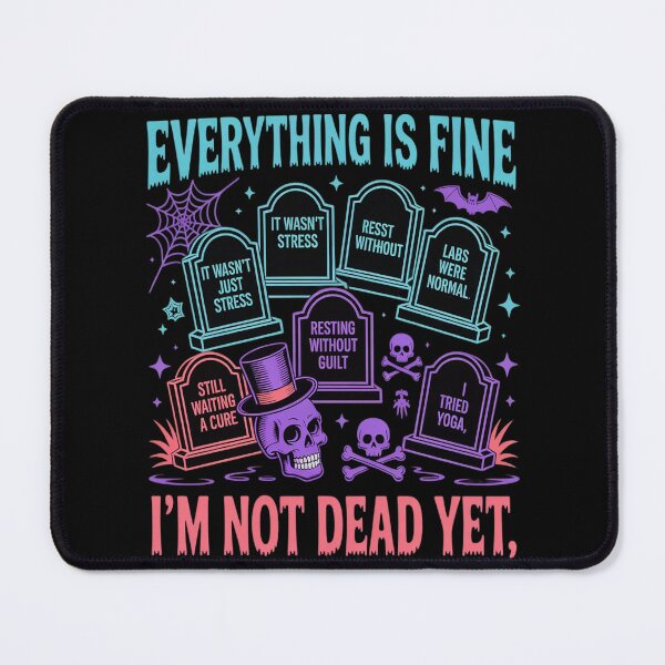 Item preview, Halloween Vibes Spooky Season Grave Witch I'm Not Dead Yet designed and sold by countntenov.