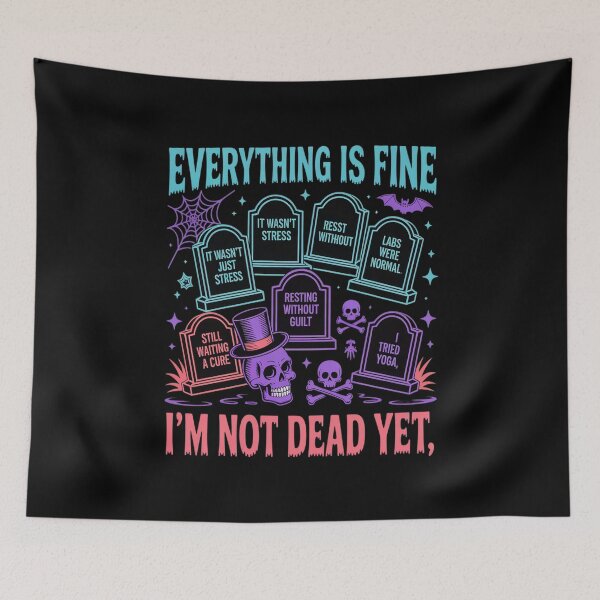 Item preview, Halloween Vibes Spooky Season Grave Witch I'm Not Dead Yet designed and sold by countntenov.