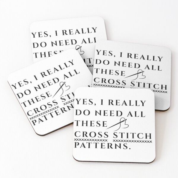 Item preview, Yes, I Really Need All These Cross Stitch Patterns -  X-Stitch Lover - Gift For Cross Stitcher designed and sold by Wiss2Arts.