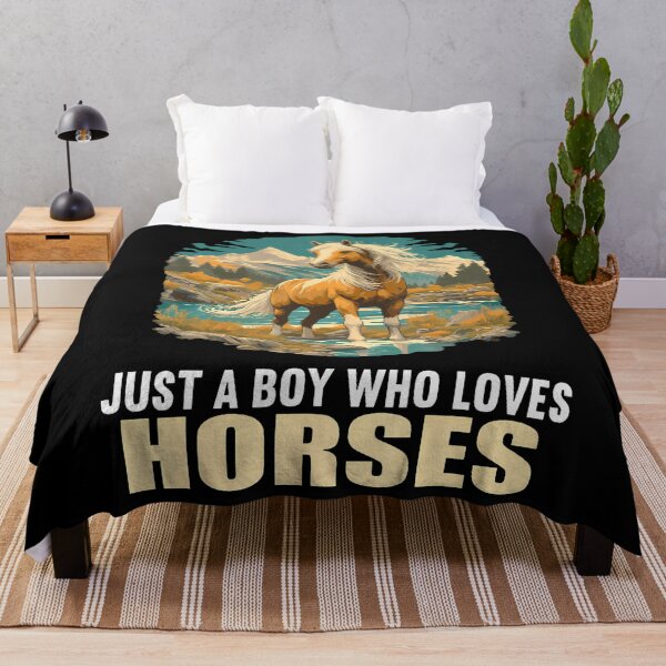 Item preview, Just A Boy Who Loves Horses Horses Horse designed and sold by desuyomoskov7.