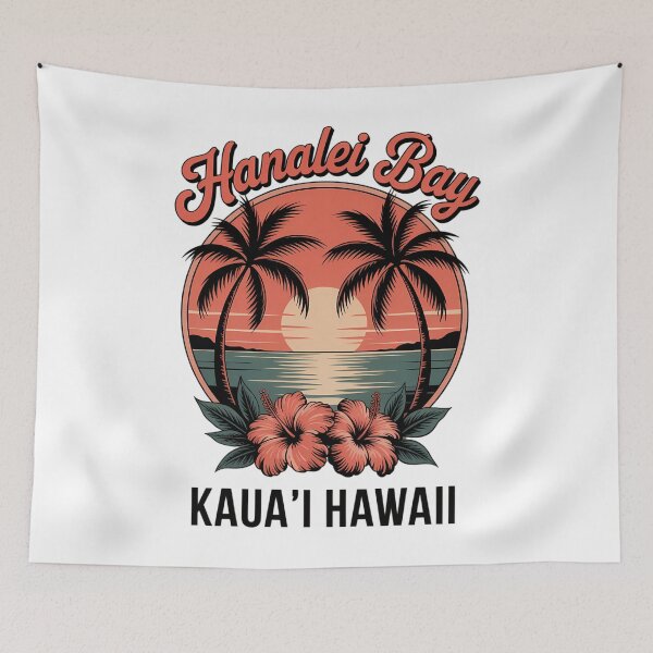 Item preview, Hanalei Bay Kauai Hawaii designed and sold by EllenJast.