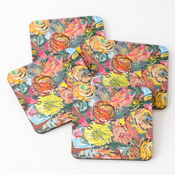 Item preview, Blue floral designed and sold by Paint-DPT.