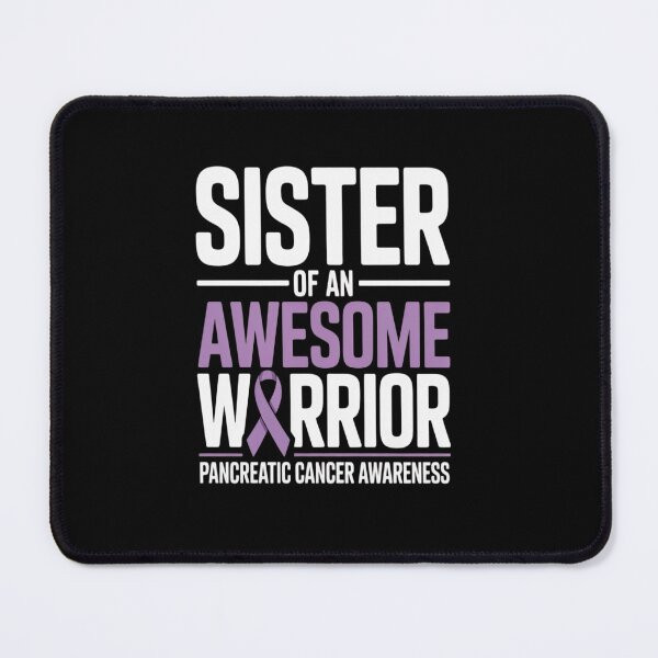 Item preview, Pancreatic Cancer Awareness Sister of an Awesome Warrior designed and sold by Moxizz.