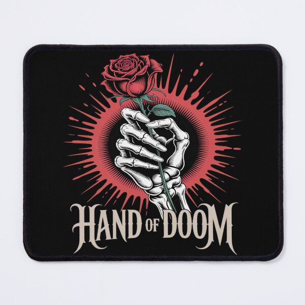 Item preview, Hand of Doom Skeleton Hand Holding Bloody Rose designed and sold by Slwankol.