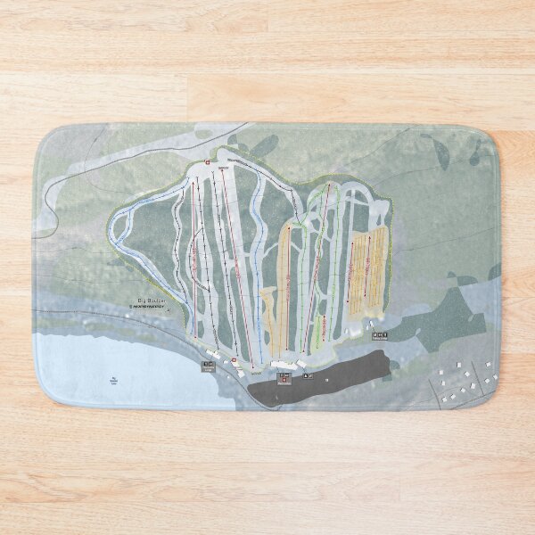 Artikelvorschau, Big Boulder Resort Trail Map entworfen und verkauft von Mapsynergy.