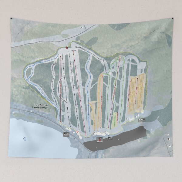 Item preview, Big Boulder Resort Trail Map designed and sold by Mapsynergy.