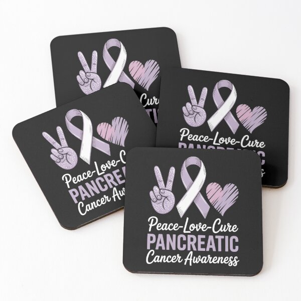 Item preview, Pancreatic Cancer Awareness-Peace Love Cure designed and sold by Moxizz.