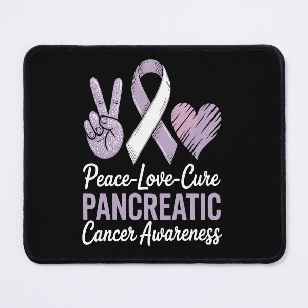 Item preview, Pancreatic Cancer Awareness-Peace Love Cure designed and sold by Moxizz.