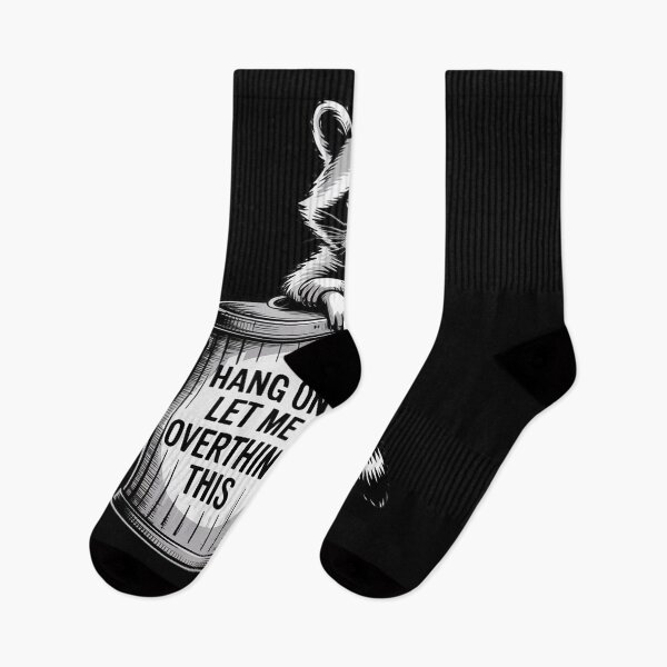 Item preview, Hang On Let Me Overthink This Sarcastic Raccoon designed and sold by Slwankol.