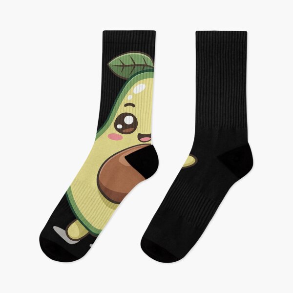 Item preview, Happy Avocado Cartoon Character designed and sold by Slwankol.