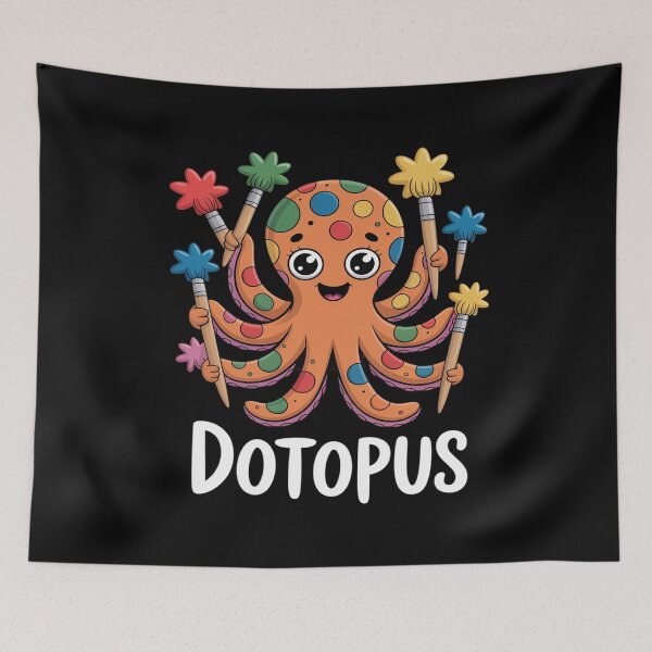 Item preview, Happy Dot Day Octopus Dotopus Pun Animal designed and sold by Slwankol.
