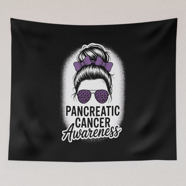 Item preview, Pancreatic Cancer Awareness Women Girls Pancreatic Cancer designed and sold by Moxizz.