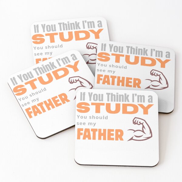 Item preview, Funny DAD T-Shirt – "If You Think I’m a Stud You Should See My Father" Retro Cool Design designed and sold by 9morethan9®.