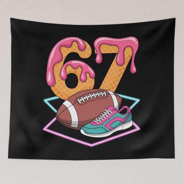 Item preview, 6 7 Six Seven American Football Drip Number 67 Player designed and sold by EllenJast.