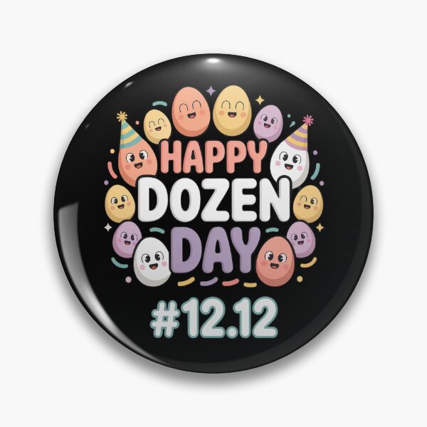 Item preview, Happy Dozen Day December Vibes 12.12 Funny Egg Celebration designed and sold by Slwankol.