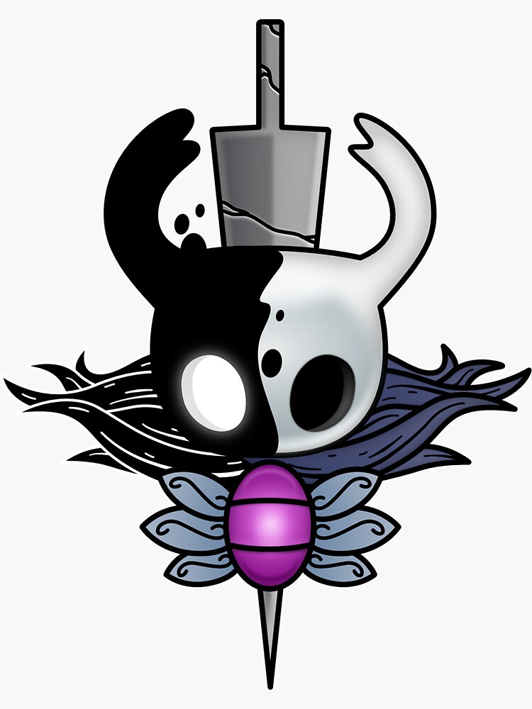 "Hollow Knight Crest" Sticker for Sale by spryoldman | Redbubble