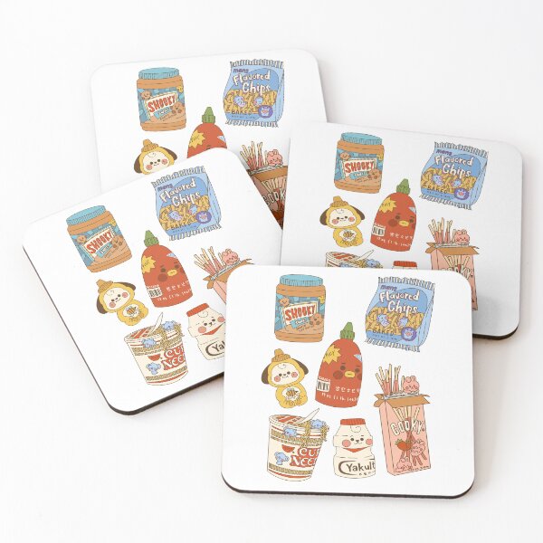 Item preview, Cute Bangtan Baby Food Art Aesthetic Full Piece designed and sold by artkamilla.