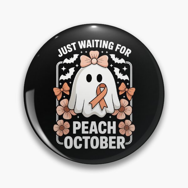 Item preview, October Halloween- Endometrial Cancer Awareness Ribbon designed and sold by EllenJast.