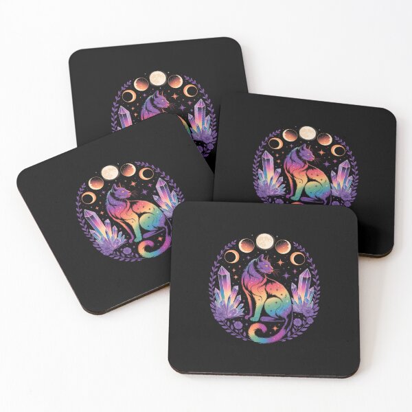 Item preview, Gay Pride Month Cat Moon Phases LGBTQ Ally Rainbow designed and sold by EllenJast.
