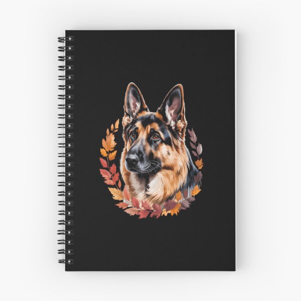 Item preview, German Shepherd Fall Leaves Thanksgiving Day Dog Lover Puppy designed and sold by EllenJast.