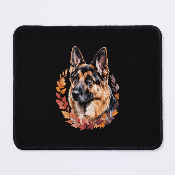 Item preview, German Shepherd Fall Leaves Thanksgiving Day Dog Lover Puppy designed and sold by EllenJast.