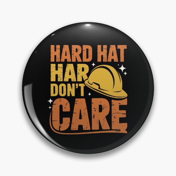 Item preview, Hard Hat Hair Don't Care Construction Manager Foreman designed and sold by genkihikki.