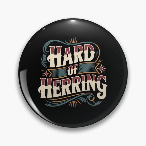 Item preview, Hard of Herring Fishing Pun Angler Hobby designed and sold by genkihikki.