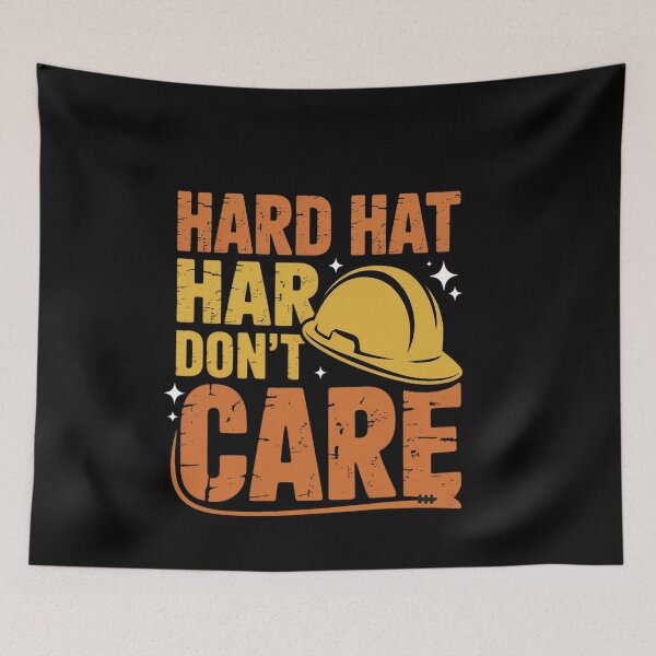 Item preview, Hard Hat Hair Don't Care Construction Manager Foreman designed and sold by genkihikki.