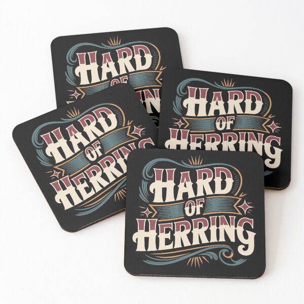 Item preview, Hard of Herring Fishing Pun Angler Hobby designed and sold by genkihikki.