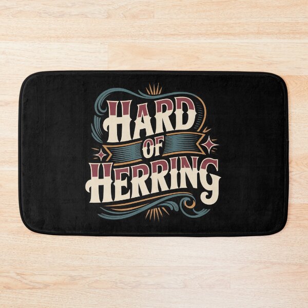 Item preview, Hard of Herring Fishing Pun Angler Hobby designed and sold by genkihikki.