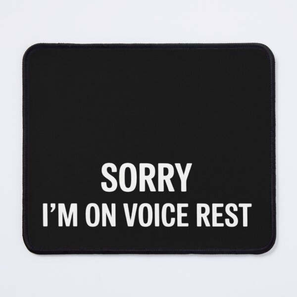 Item preview, Sorry I’m On Voice Rest designed and sold by lamsaoniutoi.