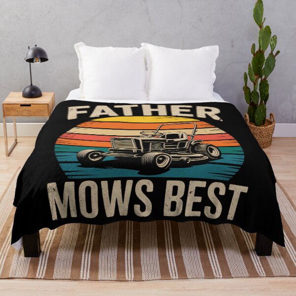 Item preview, Father mows best Fathers Day Dad Jokes Lawn Mowing  designed and sold by EllenJast.