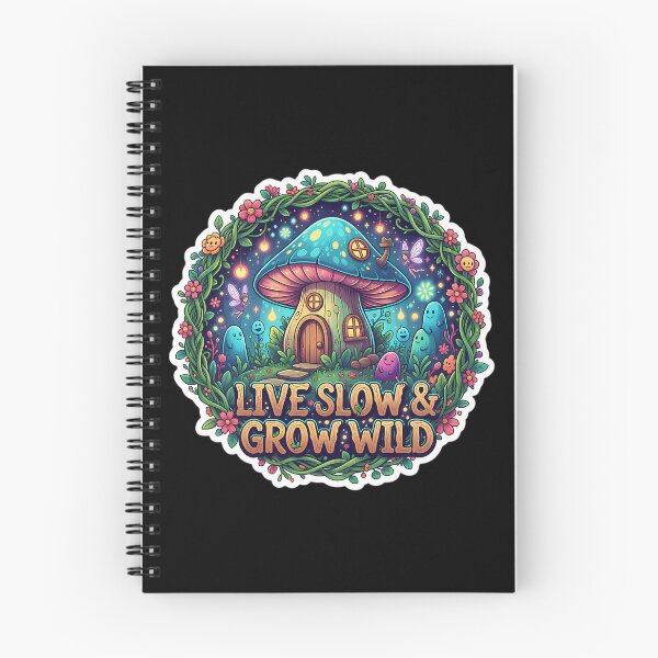 Item preview, Live Slow Grow Wild Mushroom designed and sold by sielmadahurud.