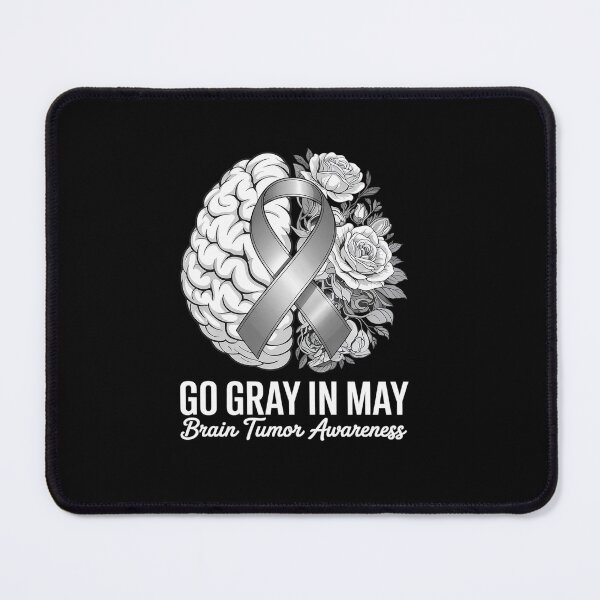 Item preview, Brain Tumor Awareness Wear Gray in May Strong Warrior Cancer designed and sold by Catharsiscath.