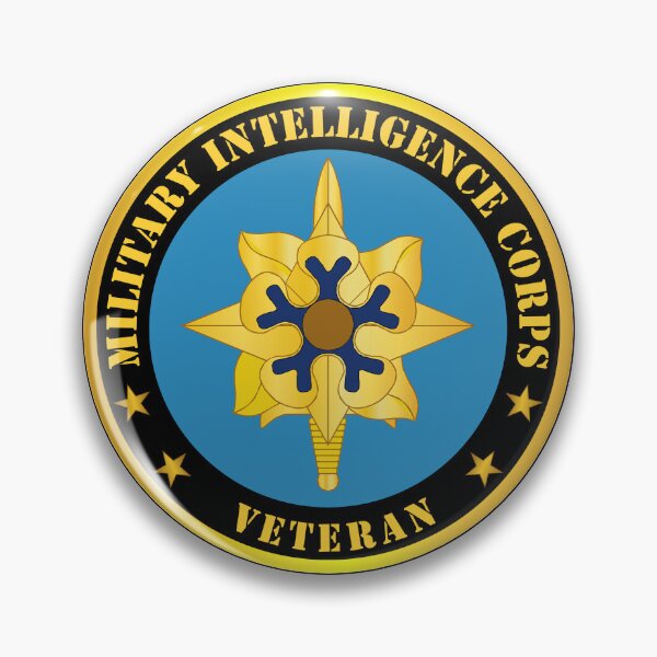 Item preview, Army - Military Intelligence Corps Branch Veteran designed and sold by Military Insignia Products.