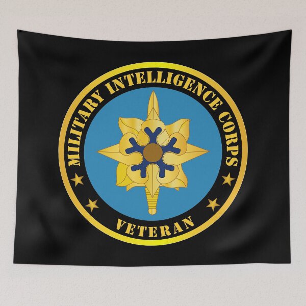 Item preview, Army - Military Intelligence Corps Branch Veteran designed and sold by Military Insignia Products.