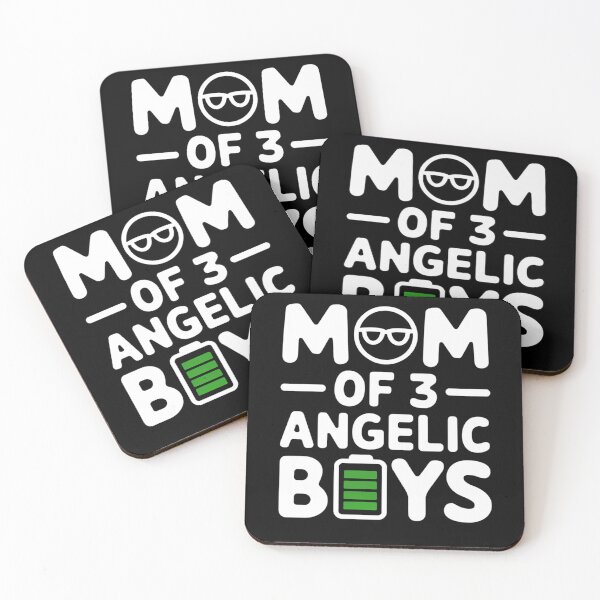 Item preview, Mom Of 3 Angelic Boys Funny Mother's Day designed and sold by Morphologiona.