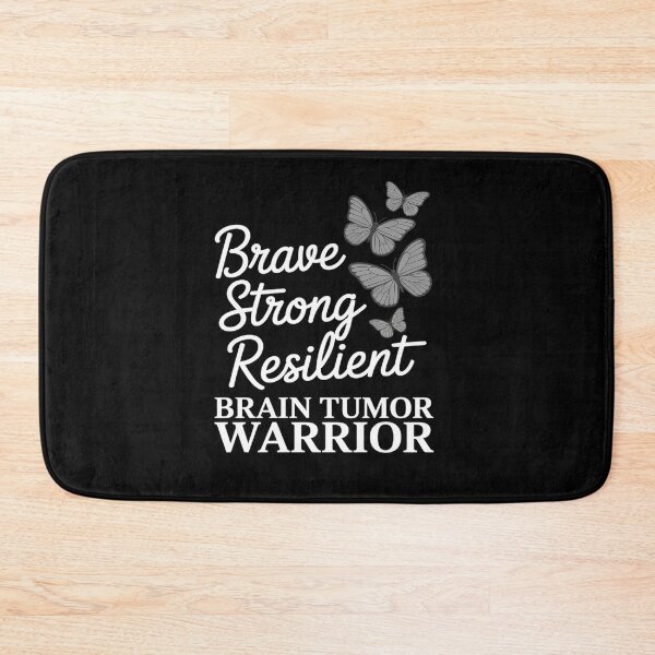 Item preview, Brain Tumor Warrior  Brain Cancer Awareness Gray Ribbon  designed and sold by Catharsiscath.