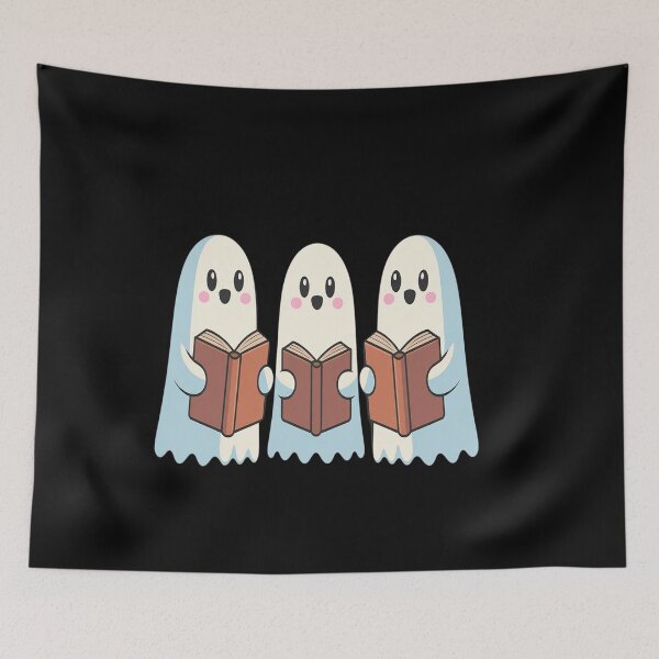 Item preview, Haunted Library – Ghost Trio Reading designed and sold by genkihikki.