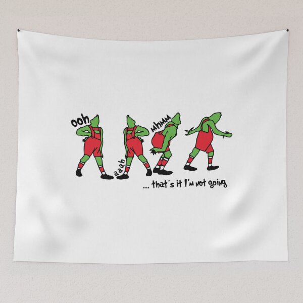 Item preview, Grinch That's It I'm Not Going Red  designed and sold by enamalbjerdekx.