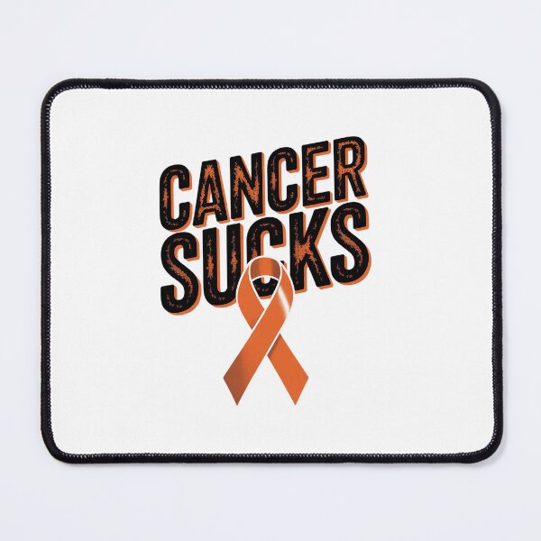 Item preview, Cancer Sucks Orange Ribbon Kidney Cancer Leukemia Awareness designed and sold by Catharsiscath.