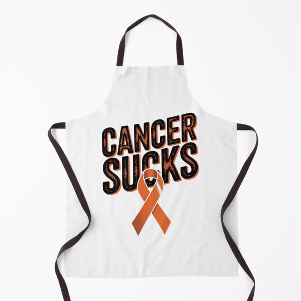 Item preview, Cancer Sucks Orange Ribbon Kidney Cancer Leukemia Awareness designed and sold by Catharsiscath.